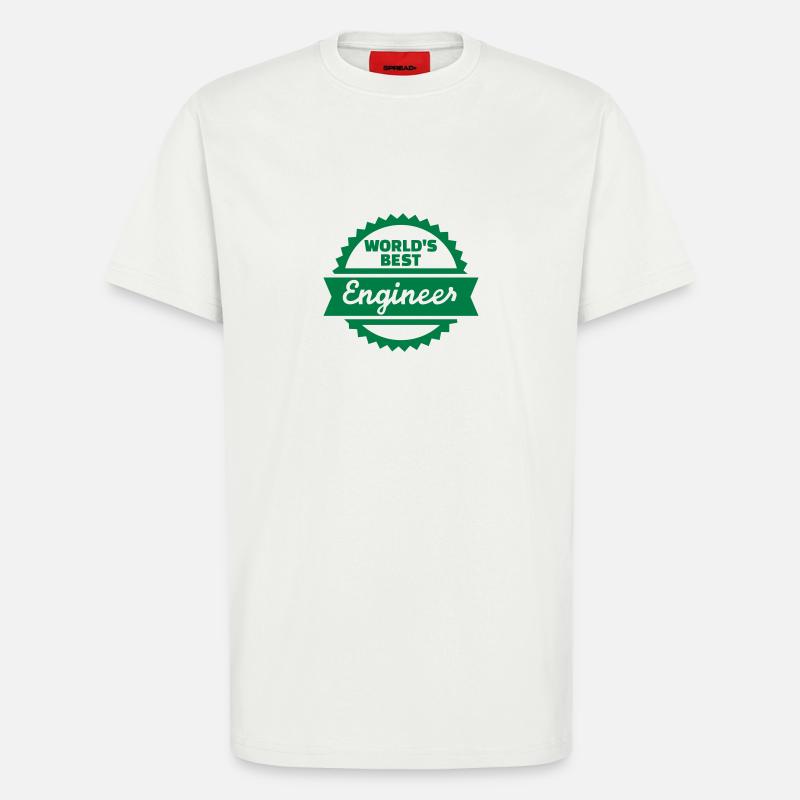 World's Best Engineer - T-Shirt - made by SPREAD - OFF WHITE