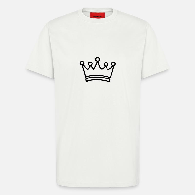 Krone - T-Shirt - made by SPREAD - OFF WHITE