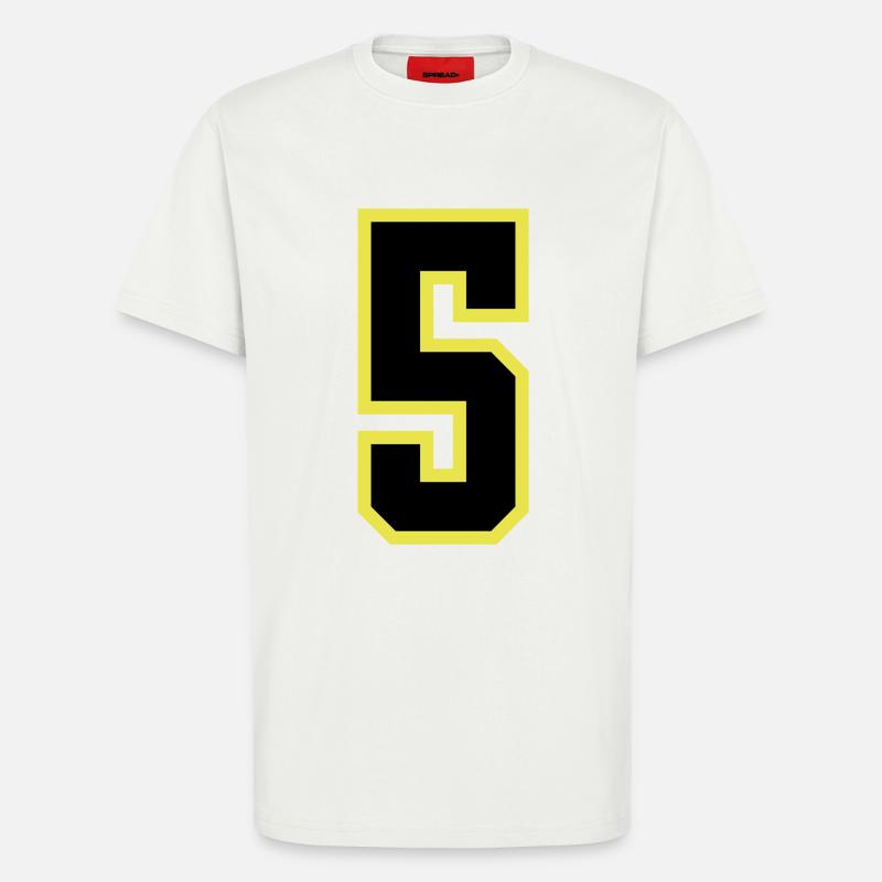 5 Zahl Trikot - T-Shirt - made by SPREAD - OFF WHITE