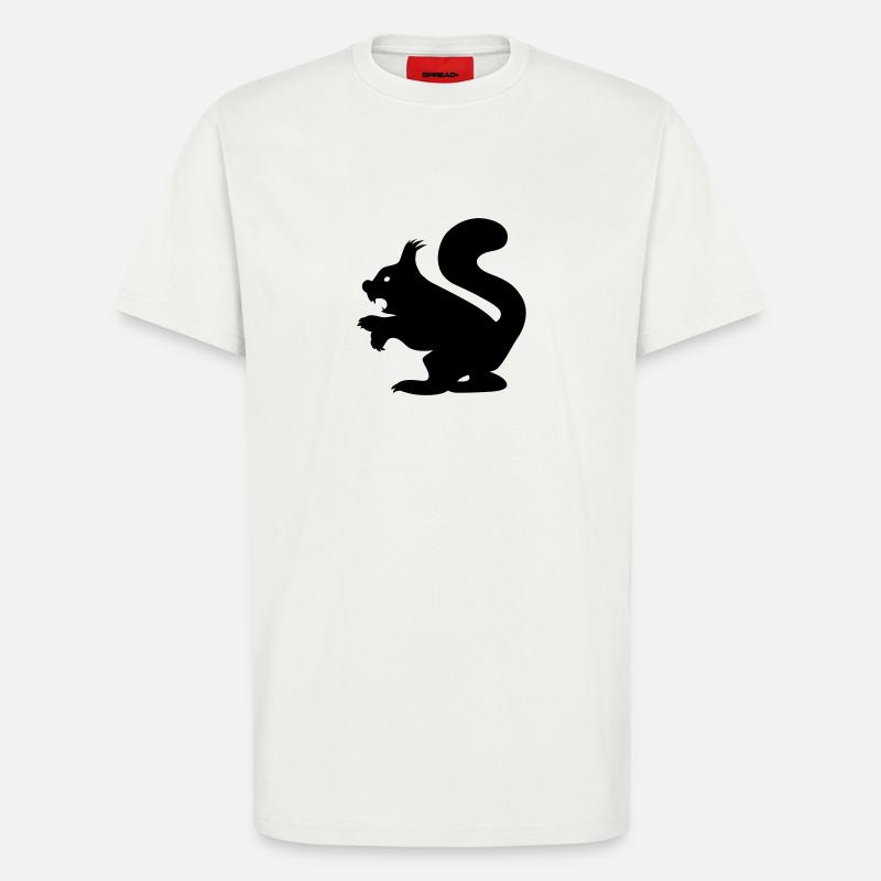 Killer Squirrel - Böses Eichhörnchen - T-Shirt - made by SPREAD - OFF WHITE