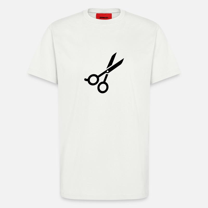 Schere - T-Shirt - made by SPREAD - OFF WHITE