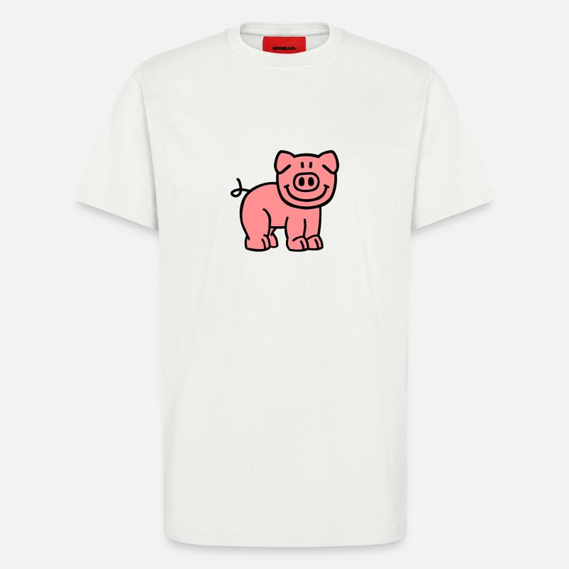 Schwein - T-Shirt - made by SPREAD - OFF WHITE