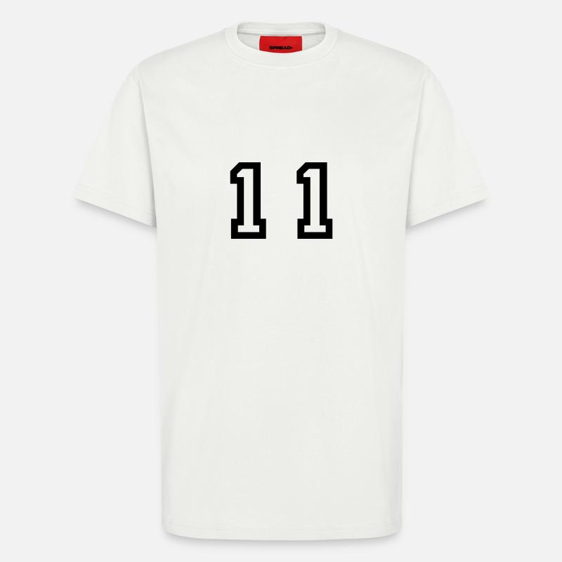 Nummer - 11 - elf - T-Shirt - made by SPREAD - OFF WHITE