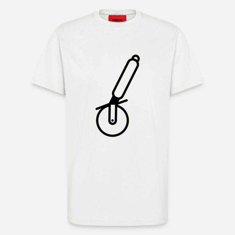 Pizzaschneider - T-Shirt - made by SPREAD - OFF WHITE