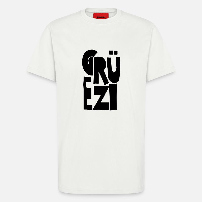 Gruezi - T-Shirt - made by SPREAD - OFF WHITE