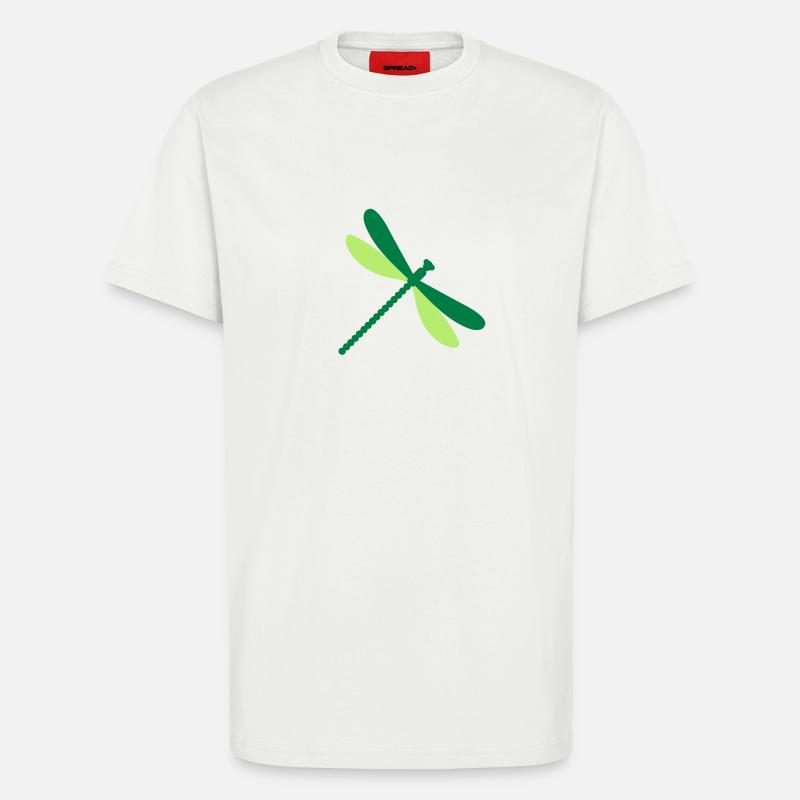 Libelle - T-Shirt - made by SPREAD - OFF WHITE