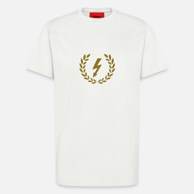 Lightning - T-Shirt - made by SPREAD - OFF WHITE