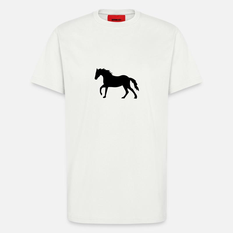 Pferd - T-Shirt - made by SPREAD - OFF WHITE