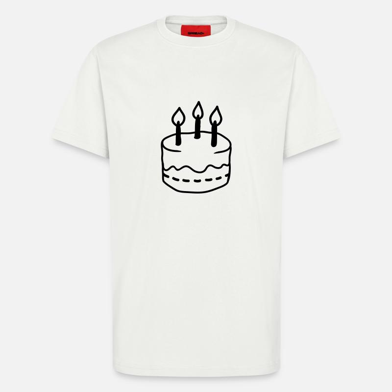 Torte - Line - T-Shirt - made by SPREAD - OFF WHITE