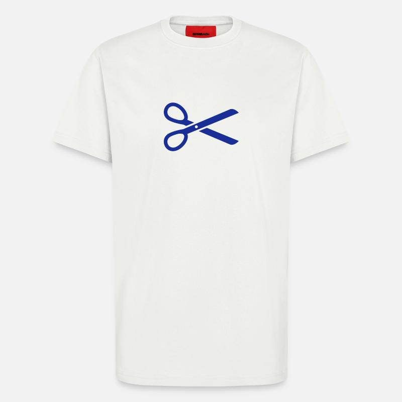 Schere - T-Shirt - made by SPREAD - OFF WHITE