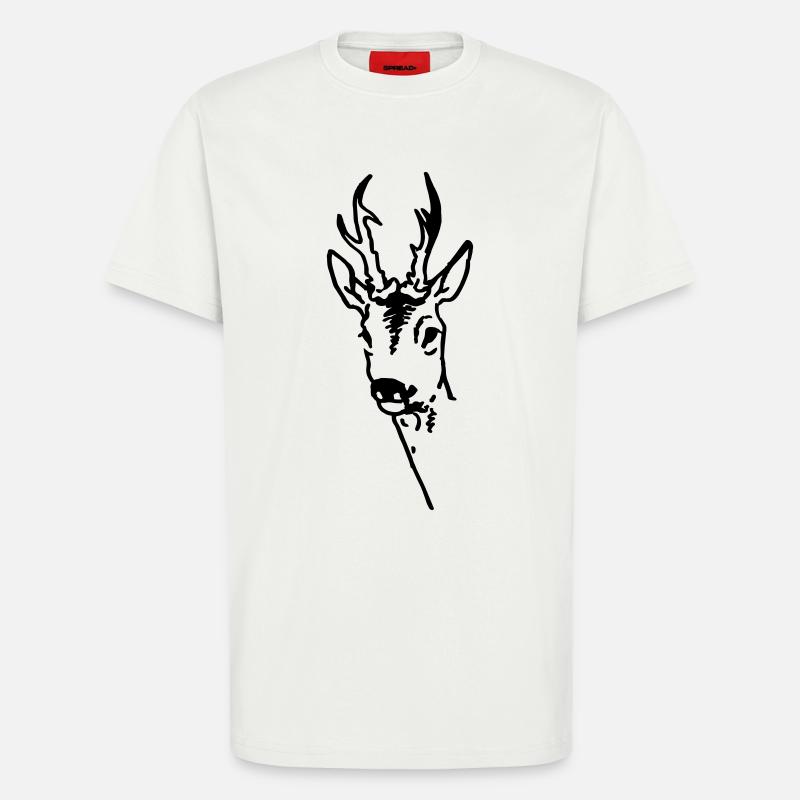 Rehbock - T-Shirt - made by SPREAD - OFF WHITE