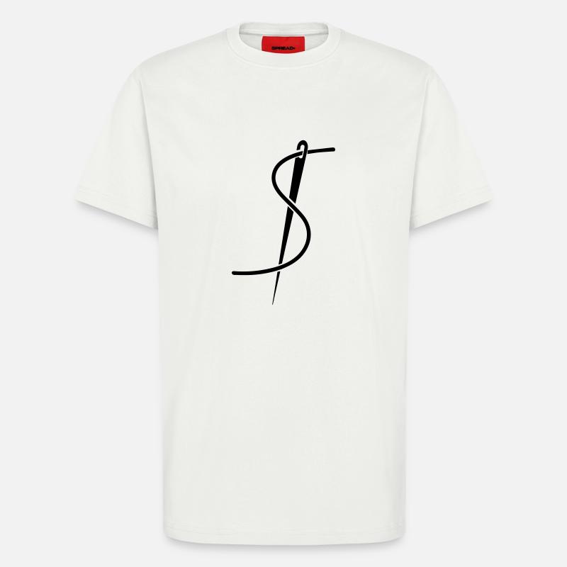 nadel - T-Shirt - made by SPREAD - OFF WHITE