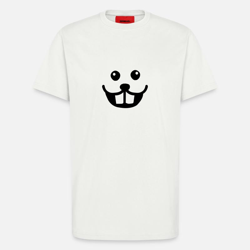 Biber - T-Shirt - made by SPREAD - OFF WHITE