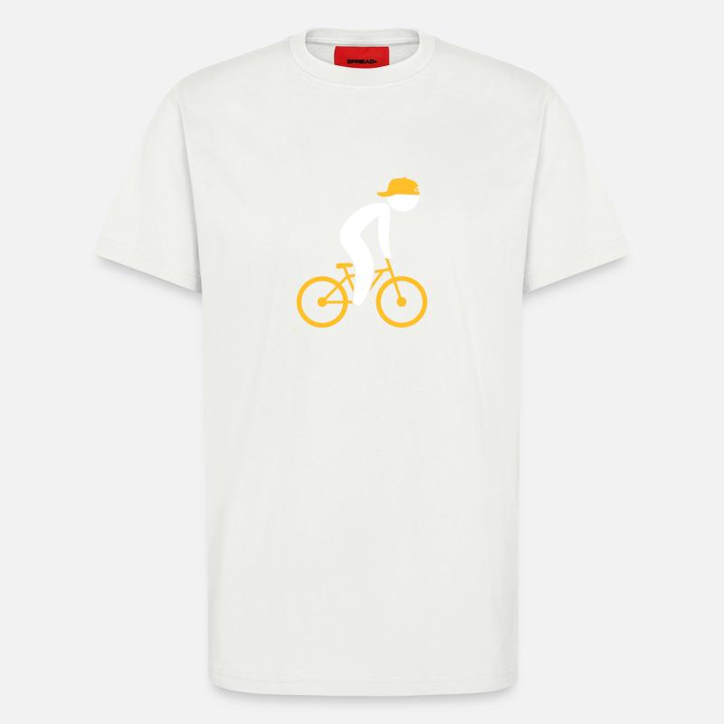 Ein Radfahrer - T-Shirt - made by SPREAD - OFF WHITE