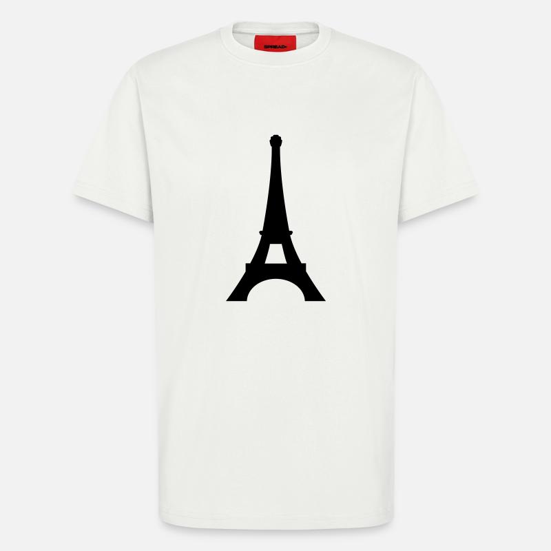 Paris Eiffelturm - T-Shirt - made by SPREAD - OFF WHITE