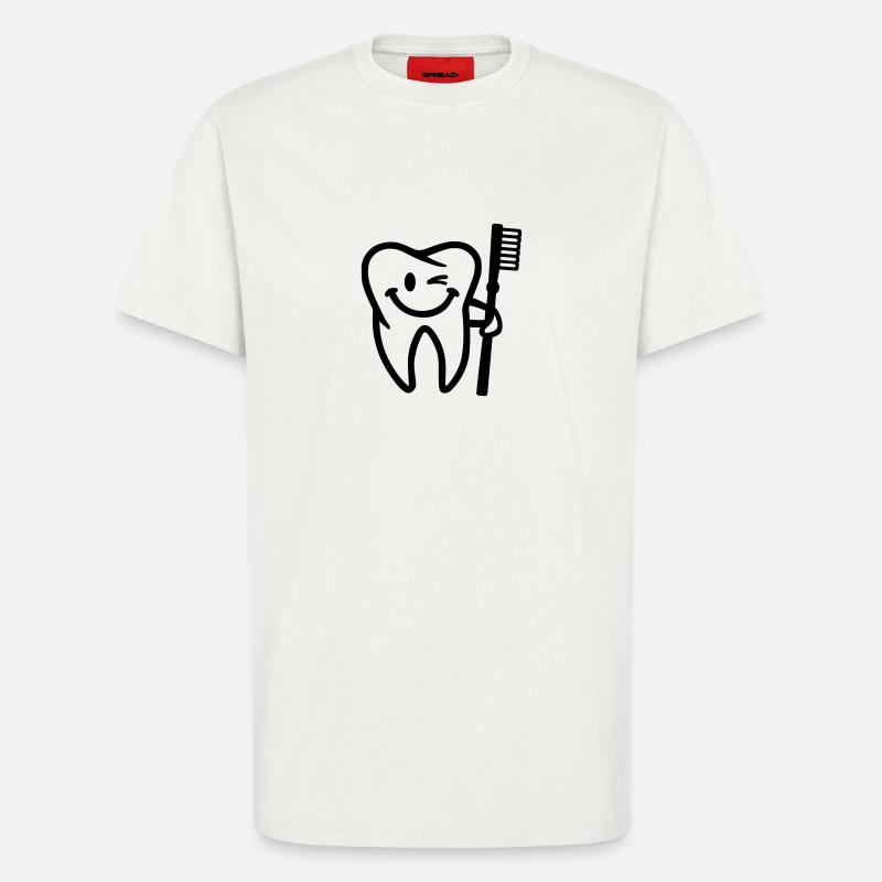 Zahn - T-Shirt - made by SPREAD - OFF WHITE