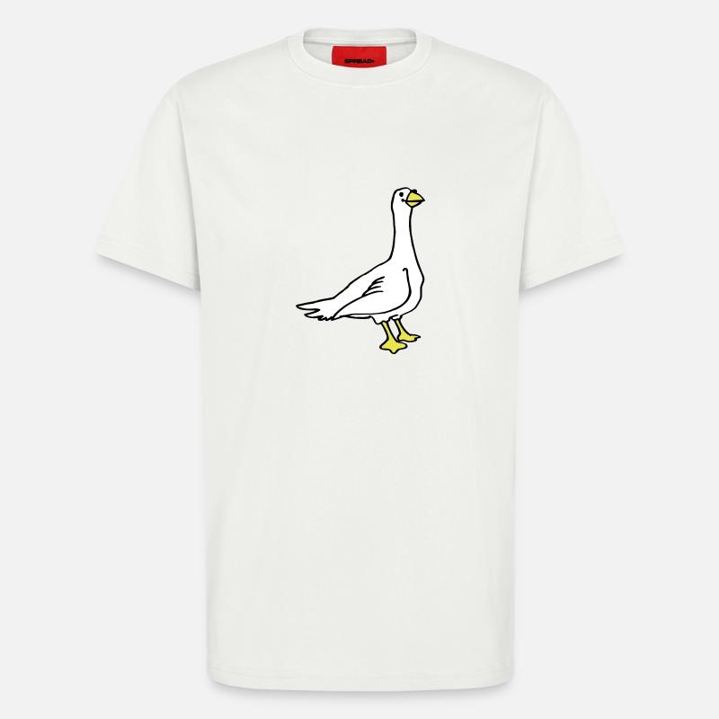 Gans - T-Shirt - made by SPREAD - OFF WHITE