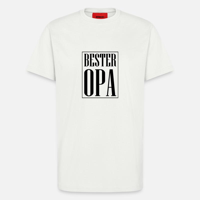 Bester Opa Spruch - T-Shirt - made by SPREAD - OFF WHITE