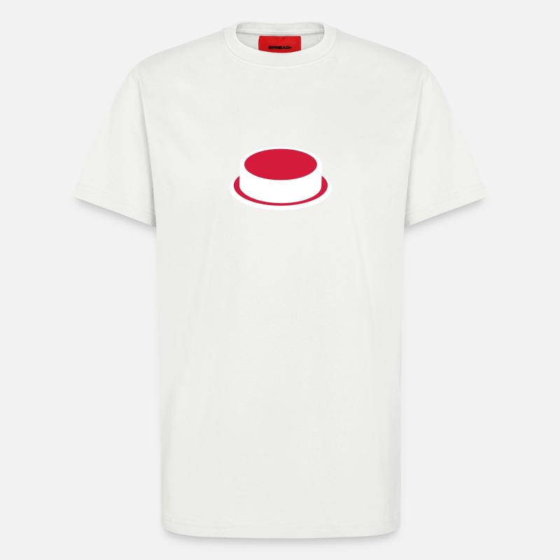Button - T-Shirt - made by SPREAD - OFF WHITE
