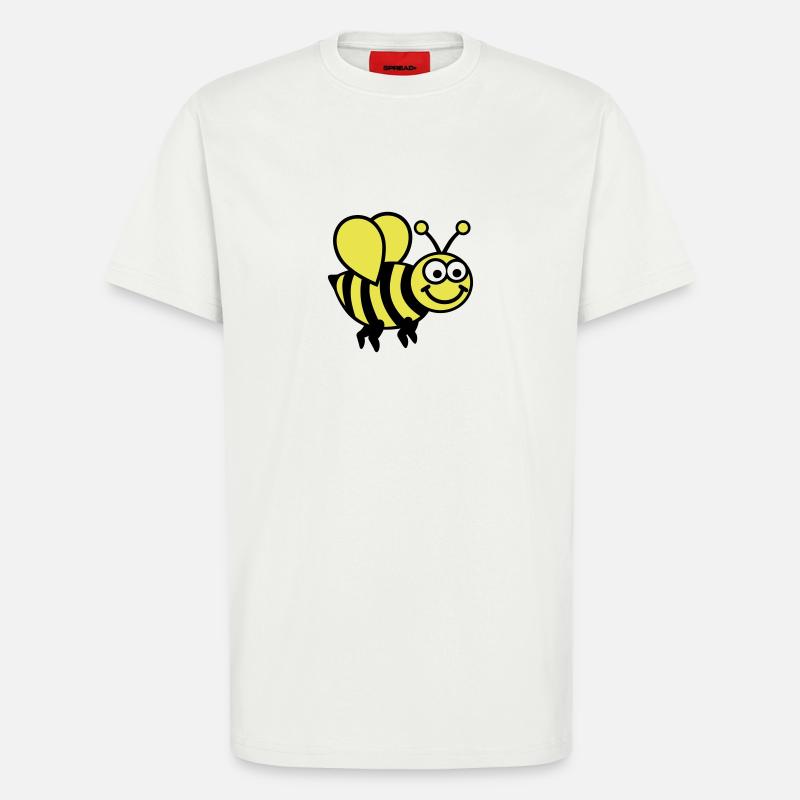 Biene - T-Shirt - made by SPREAD - OFF WHITE