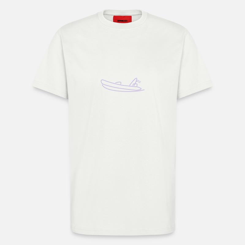 Schlauchboot - T-Shirt - made by SPREAD - OFF WHITE