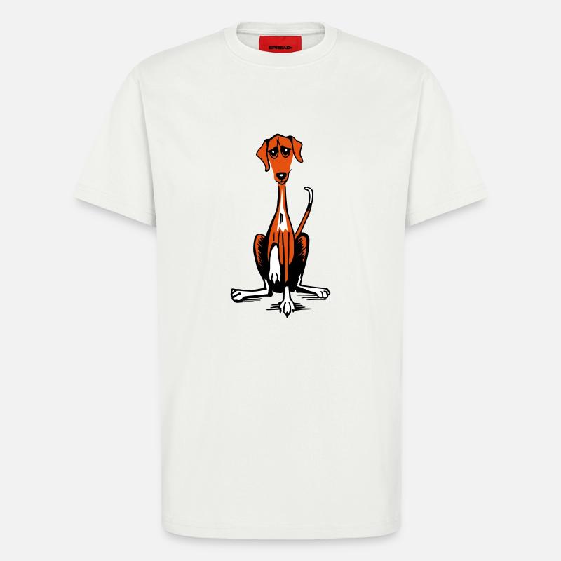 Azawakh - T-Shirt - made by SPREAD - OFF WHITE