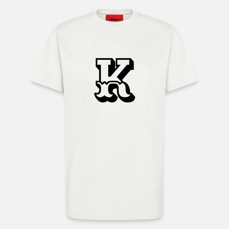 K - T-shirt bio décontracté fabriqué en UE - OFF WHITE