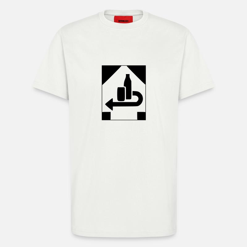 Pfandsymbol - T-Shirt - made by SPREAD - OFF WHITE