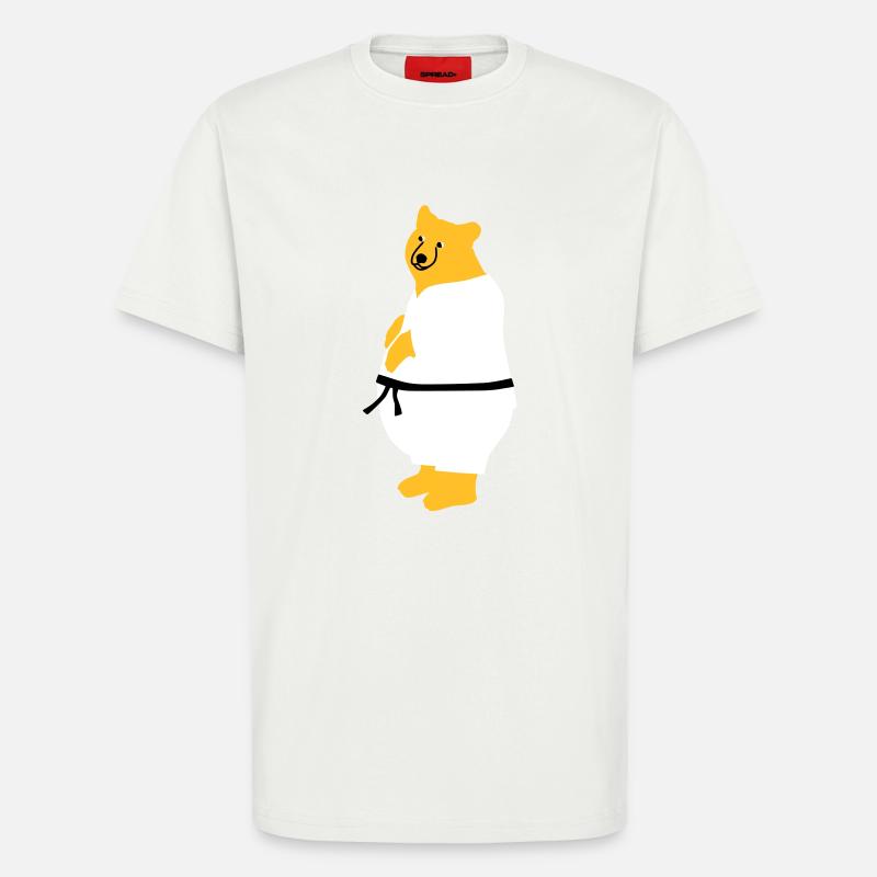Taekwondo Bär - T-Shirt - made by SPREAD - OFF WHITE