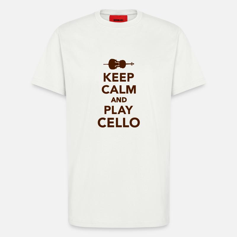Cello - T-Shirt - made by SPREAD - OFF WHITE