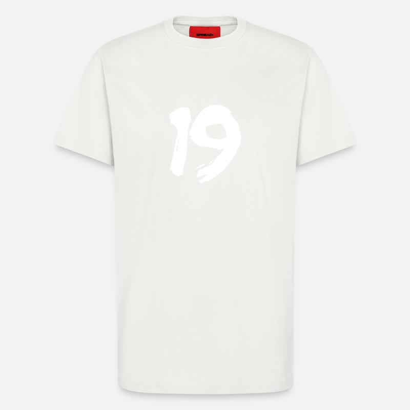 Brushed 19 - T-Shirt - made by SPREAD - OFF WHITE