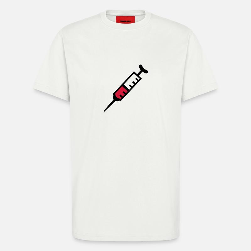 Spritze - T-Shirt - made by SPREAD - OFF WHITE