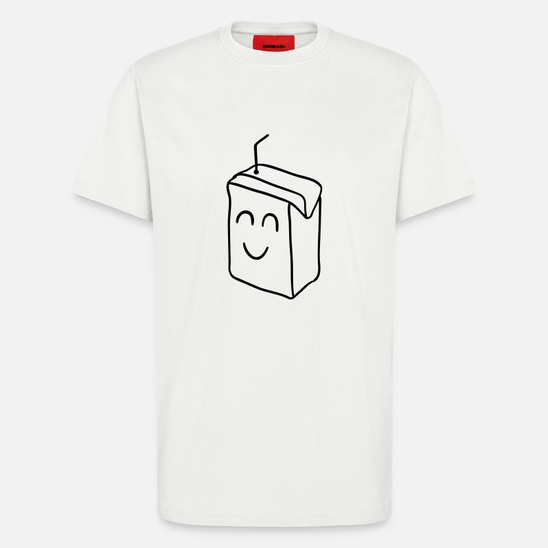 Trinkpäckchen - T-Shirt - made by SPREAD - OFF WHITE