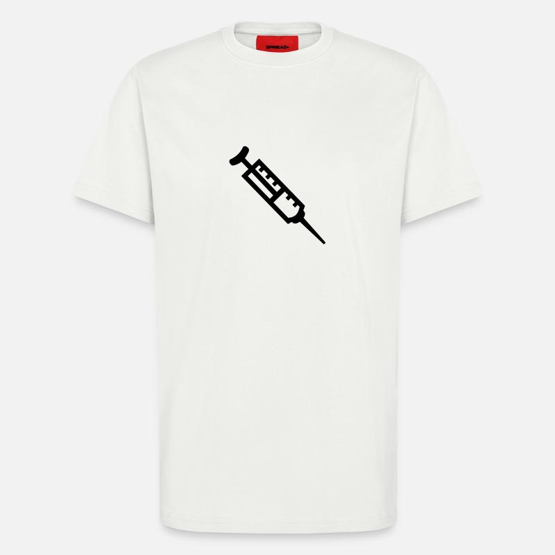 Spritze - T-Shirt - made by SPREAD - OFF WHITE