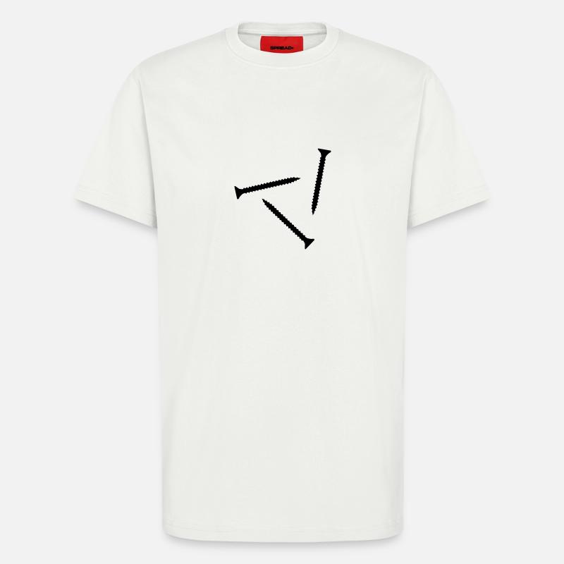 Schraube - T-Shirt - made by SPREAD - OFF WHITE