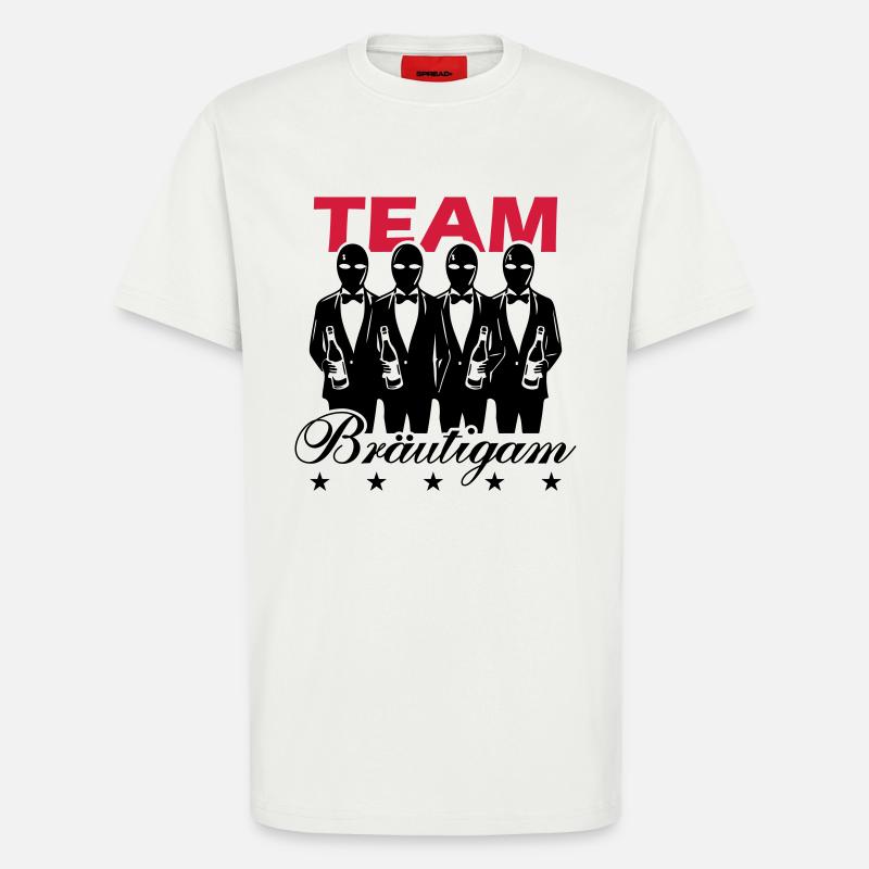 Team Bräutigam - T-Shirt - made by SPREAD - OFF WHITE