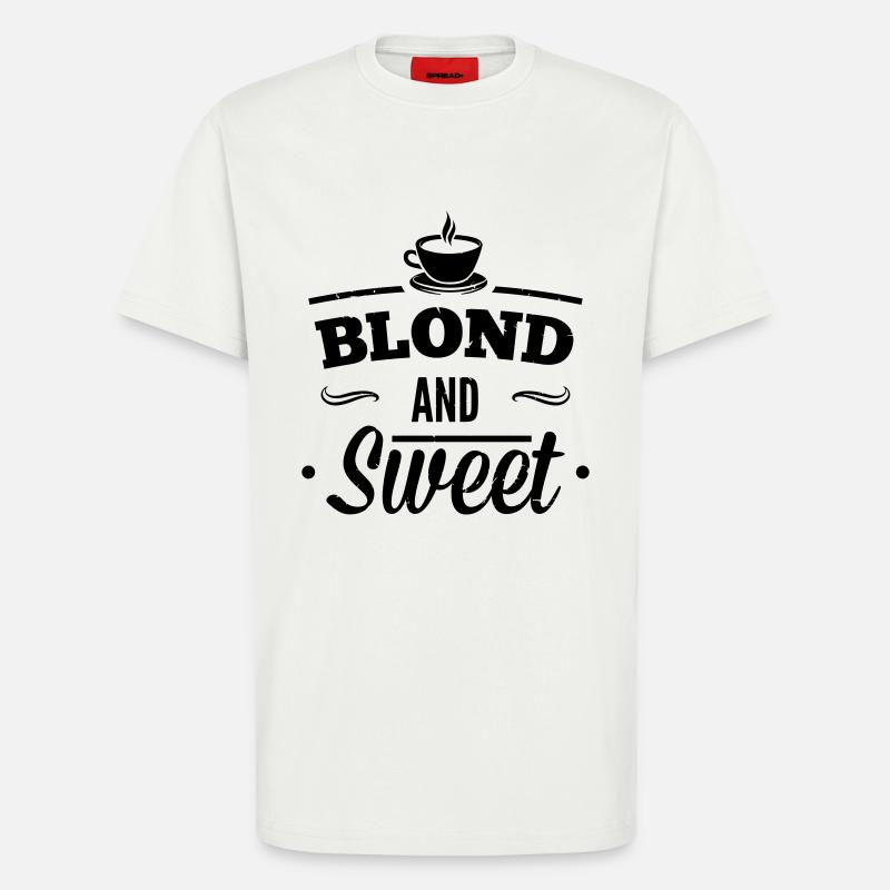 Blond und Süß Kaffee 1 - T-Shirt - made by SPREAD - OFF WHITE