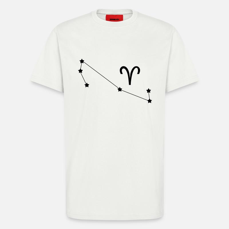 Sternbild Widder Sternzeichen - T-Shirt - made by SPREAD - OFF WHITE
