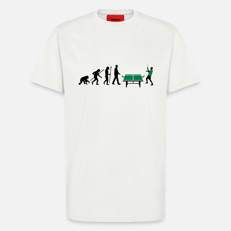 evolution_table_tennis_072012_a_2c - T-shirt bio décontracté fabriqué en UE - OFF WHITE