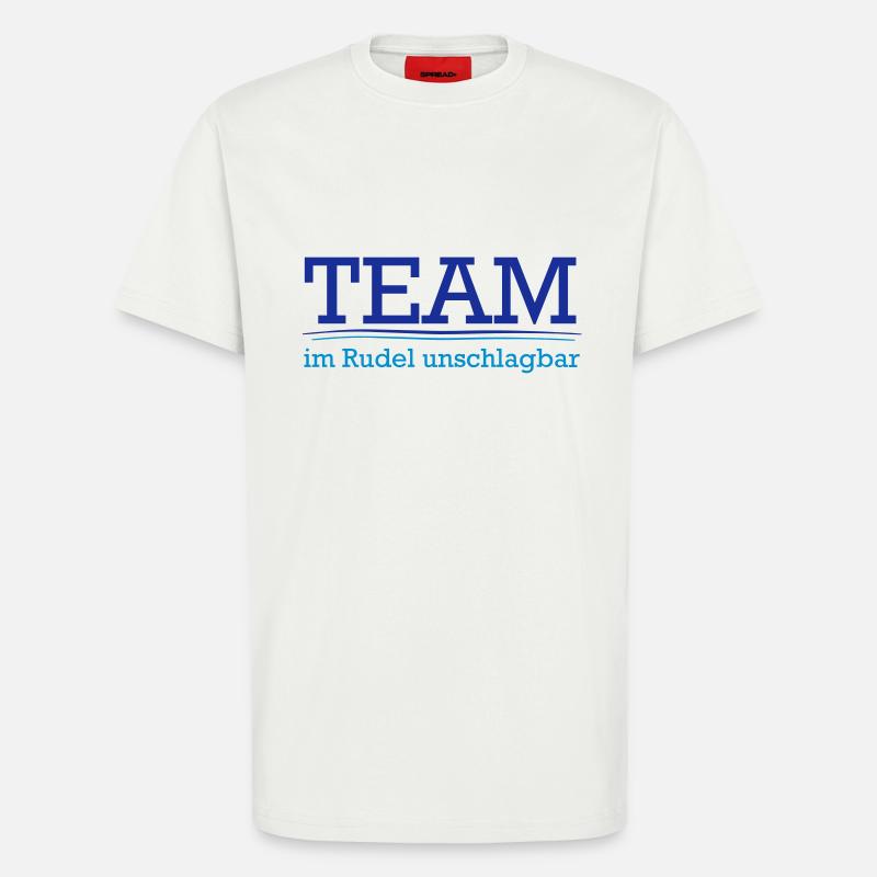 Team im Rudel - T-Shirt - made by SPREAD - OFF WHITE