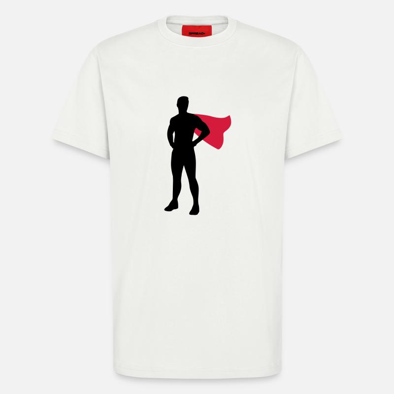 Superhero - T-Shirt - made by SPREAD - OFF WHITE
