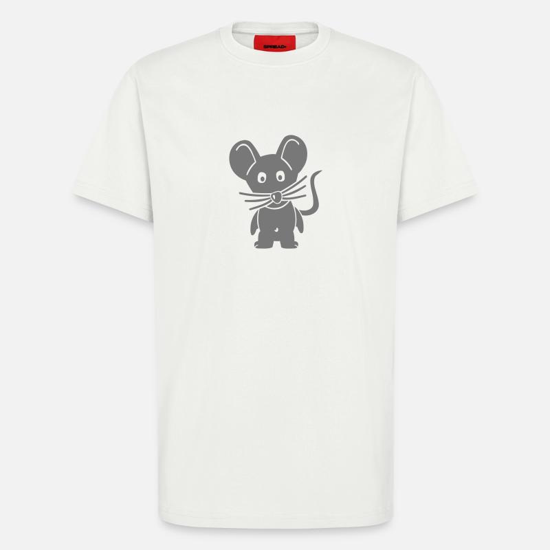 Maus - T-Shirt - made by SPREAD - OFF WHITE
