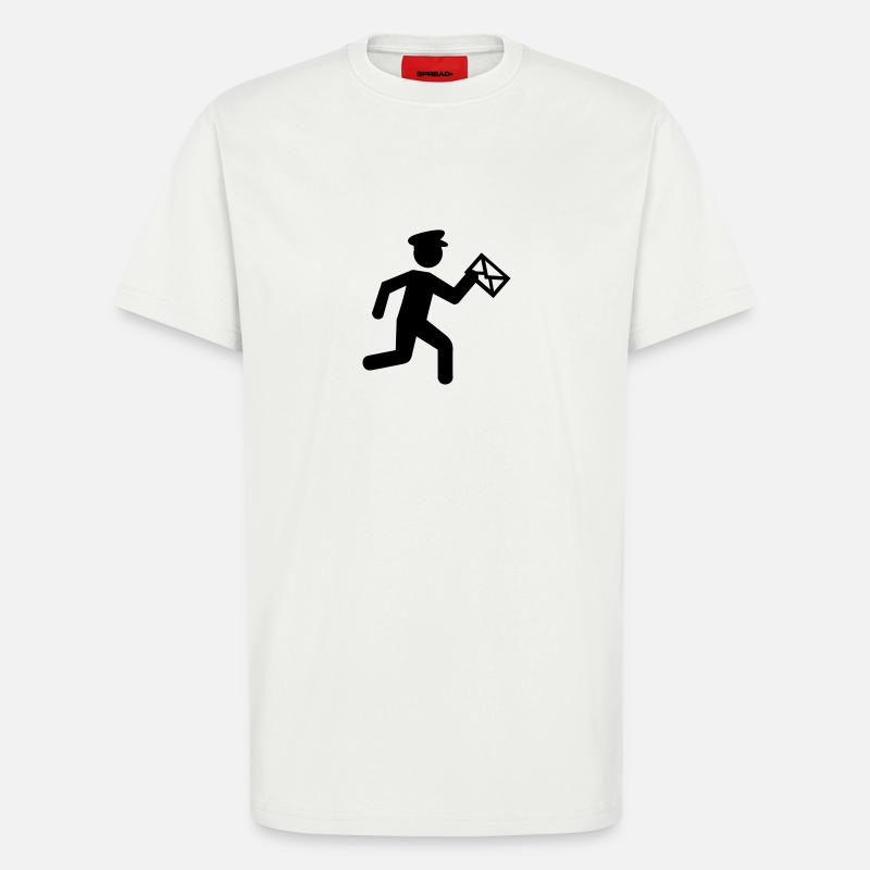 Briefträger - T-Shirt - made by SPREAD - OFF WHITE