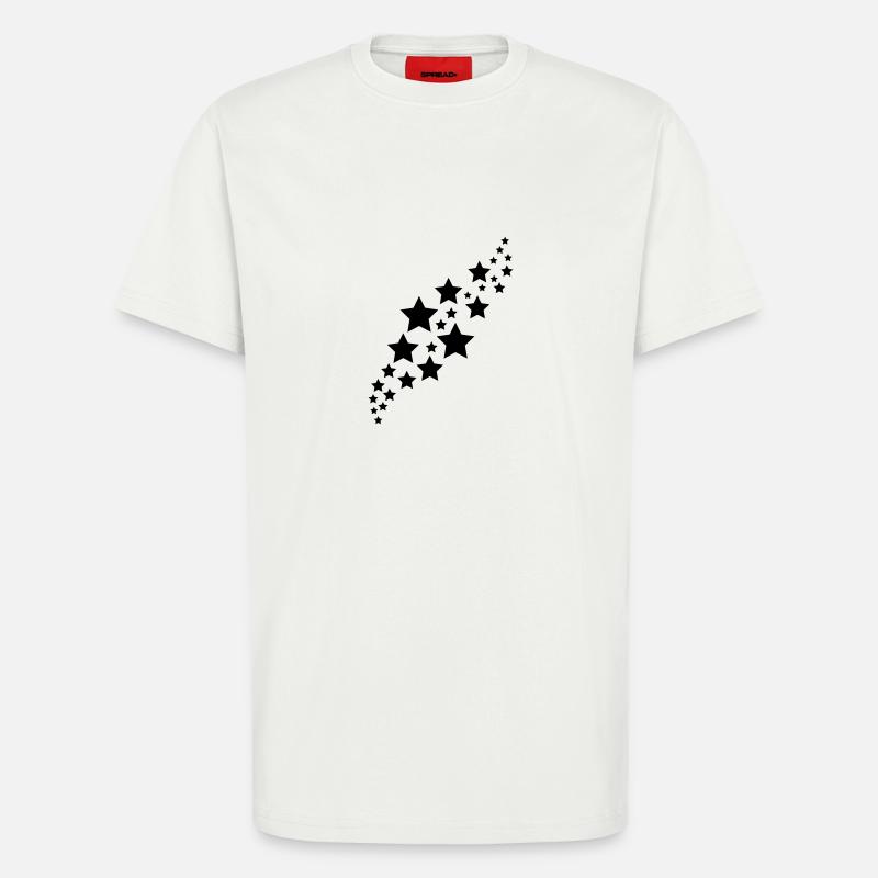 Star, stars - T-Shirt - made by SPREAD - OFF WHITE