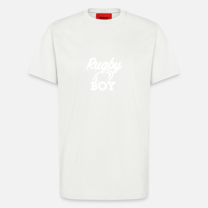 Rugby - T-Shirt - made by SPREAD - OFF WHITE