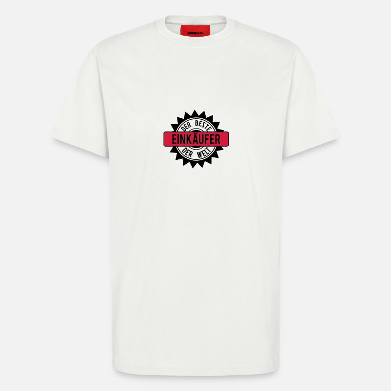 der beste einkaufer 2c - T-Shirt - made by SPREAD - OFF WHITE