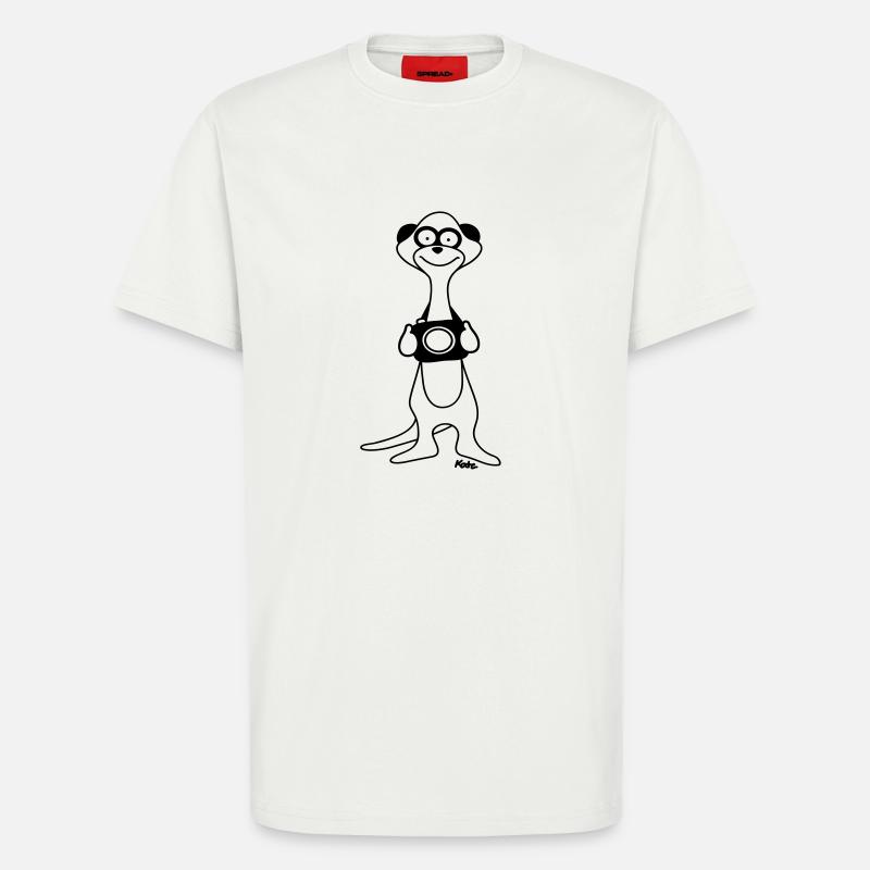 Erdmännchen - T-Shirt - made by SPREAD - OFF WHITE