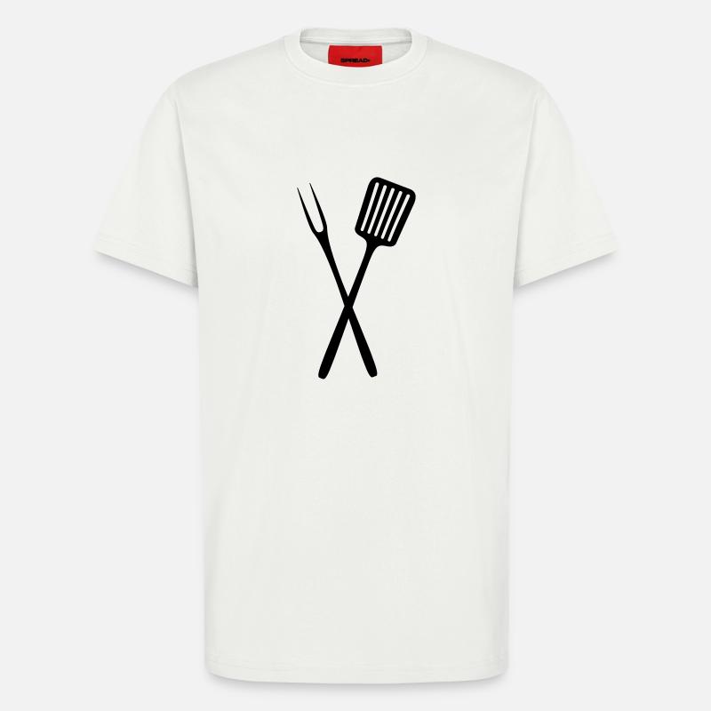 Grillbesteck - T-Shirt - made by SPREAD - OFF WHITE