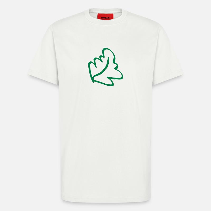 Blatt Eichenblatt - T-Shirt - made by SPREAD - OFF WHITE