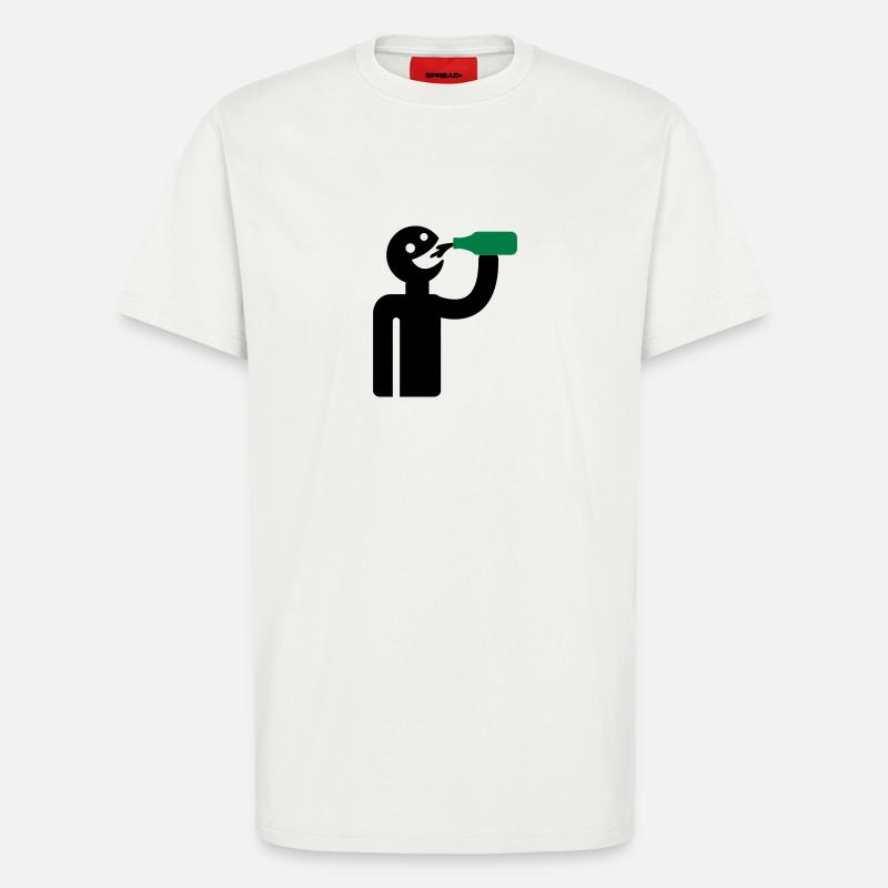 Säufer - Trinker - T-Shirt - made by SPREAD - OFF WHITE